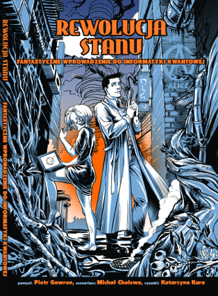 Rewolucja Stanu comic book cover (in
Polish).